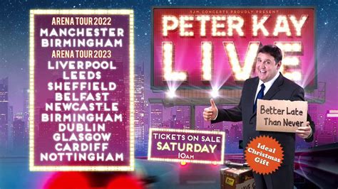 peter kay tour 2022